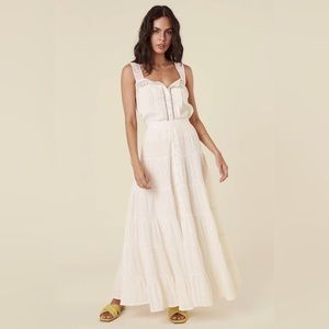 SPELL - JOLENE LACE MAXI SKIRT - S